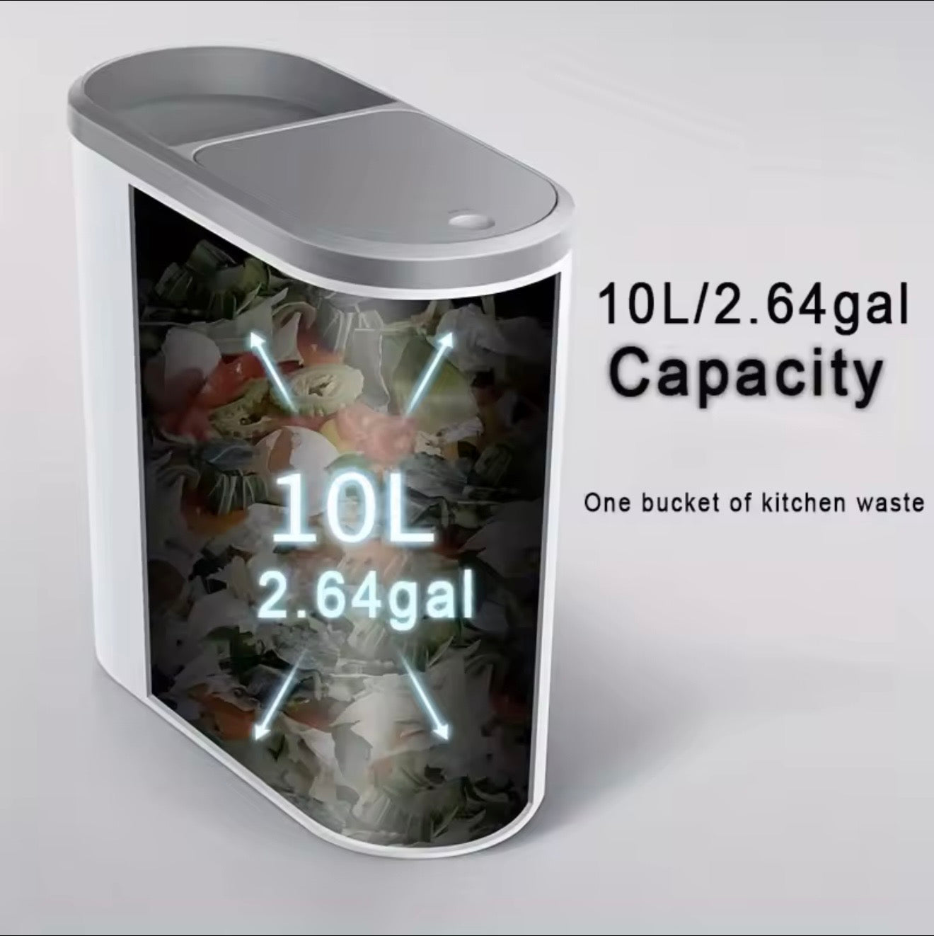 Maximize your space and keep your home tidy with this 10L Bathroom Trash Can. Designed with a slim, gap-friendly shape, it fits perfectly in narrow spaces such as between the toilet and the wall, beside cabinets, or in tight kitchen corners.
